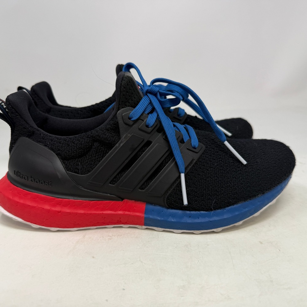 Adidas Sneakers Mens 6 UltraBoost 1.0 Black Red Blue FX8770 EUC